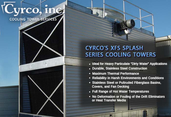 Cyrco's XFS Splash Film Series Cooling Towers