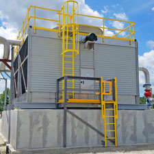 Cyrco Stainless Custom Manufactured XFS Splash Cooling Tower On Site
