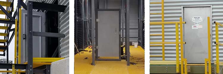 Replacement Aftermarket Access Doors For Field Erected FEP Cooling Towers