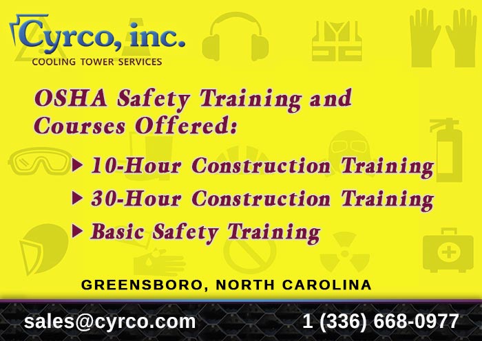 Cyrco OSHA 10-Hour 30-Hour and Basic Safety Training Classes Available