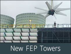 New Construction of Field Erected Cooling Tower, Fan Installation