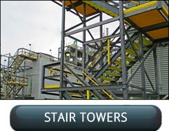 Custom Designed And Fabricated FRP And Wood Industrial Stairways And Staircases