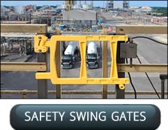 Self Closing Safety Swing Gates For Elevated Platform