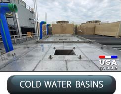Custom Metal Fabrication, Aftermarker Replacement Cold Water Collection Basins