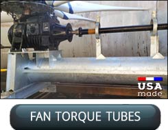 Field Erected Cooling Tower Fan Torque Tubes Custom Metal Fabricated From USA Made Steel