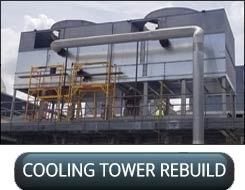 Rebuild Repair Services for Old Metal Factory Assembled Cooling Towers