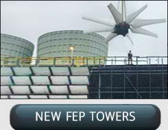 New Construction of Field Erected Cooling Tower, Fan Installation