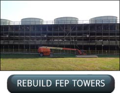 Rebuild Construction Of Old Existing Field Erected Cooling Tower