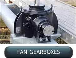 Amarillo Right Angle Gear Drive On Custom Fabricated Fan Torque Tube