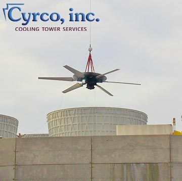 Cooling Tower Fan & Fan Blade Replacement