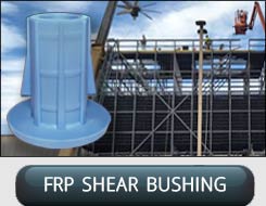 FRP Fiberglass Tube Shear Bushings for Maximizing Strength in Composite Structures